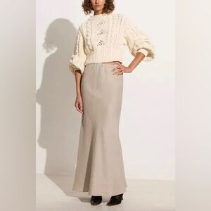 Faithfull the Brand Cropped Cotton sweater S